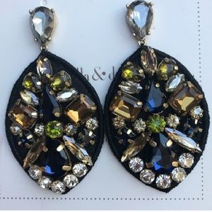 Stella and Dot Morgan jewel statement earring